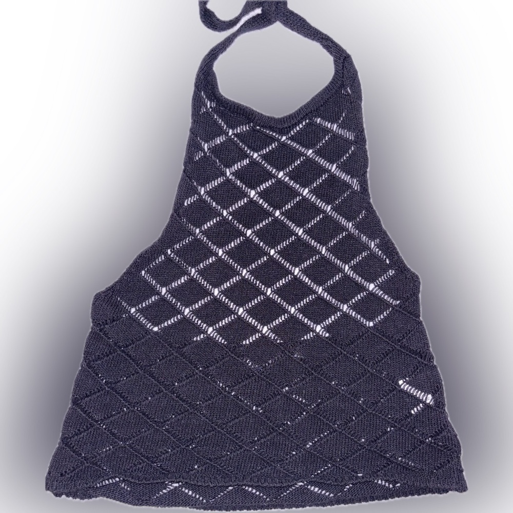 Nasty Gal Crochet Halter Top